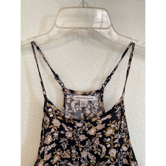 American Eagle Floral High-Low Racerback Tank - Picture 3 of 7